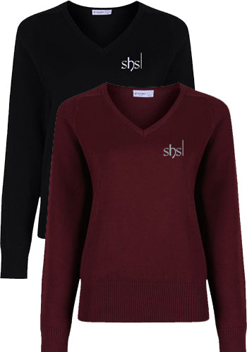 SHS JUMPER - MAROON & BLACK - SNR