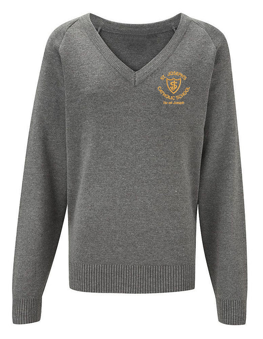 ST JOSEPH'S V- NECK SWEATER - JNR