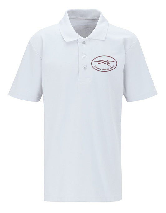 AMBERLEY SCHOOL POLO SHIRT-WHITE