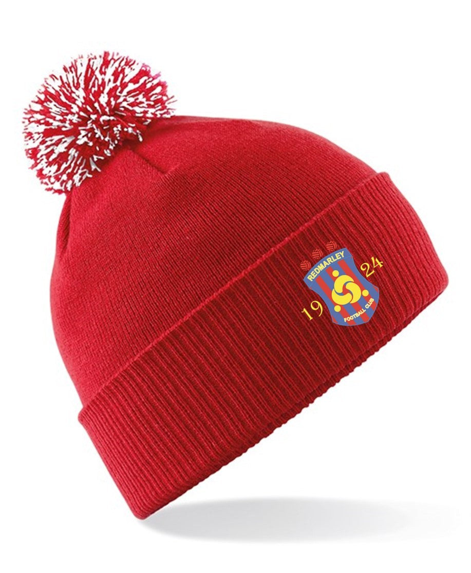 REDMARLEY FC SNOWSTAR BOBBLE HAT