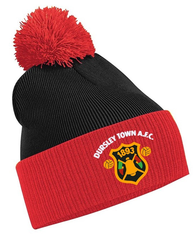 DURSLEY TOWN AFC TWO-TONE BOBBLE HAT