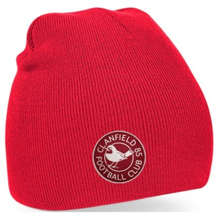 CLANFIELD FC BEANIE HAT - RED