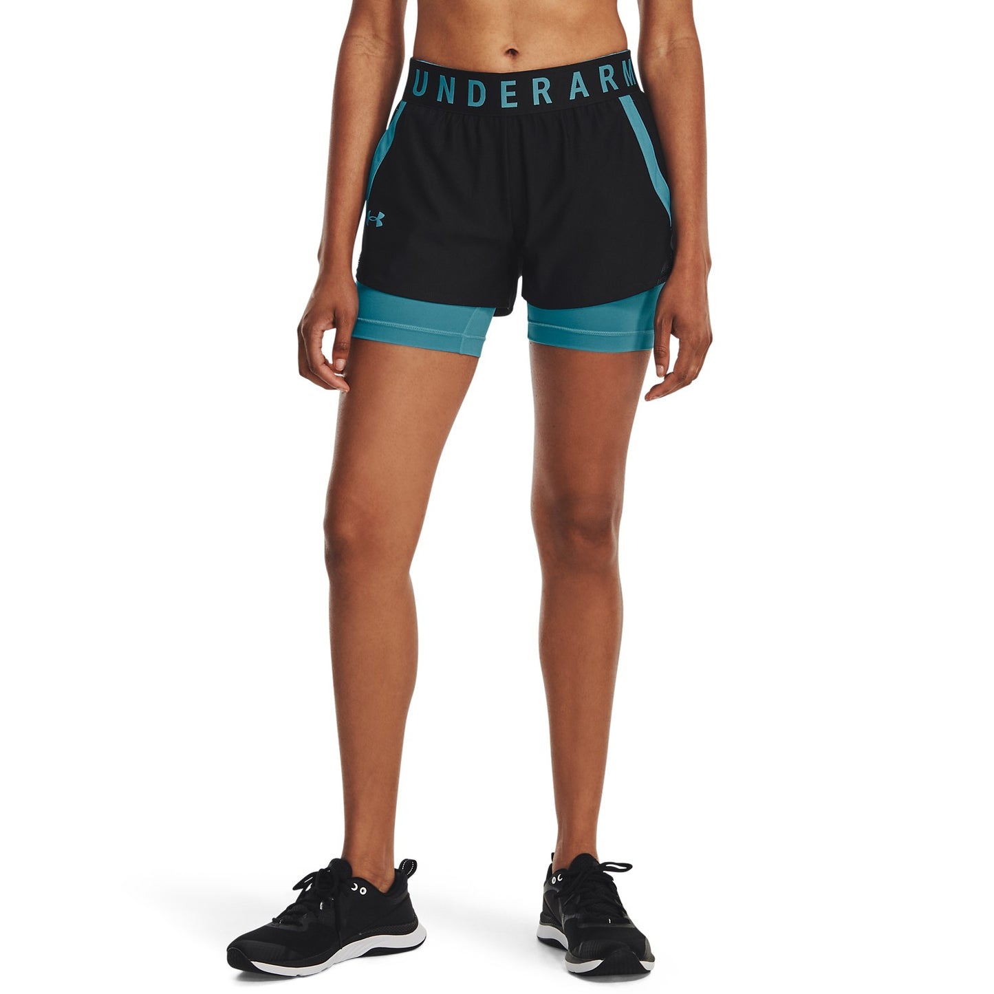 UNDER ARMOUR WOMENS PLAY UP 2IN1 SHORTS