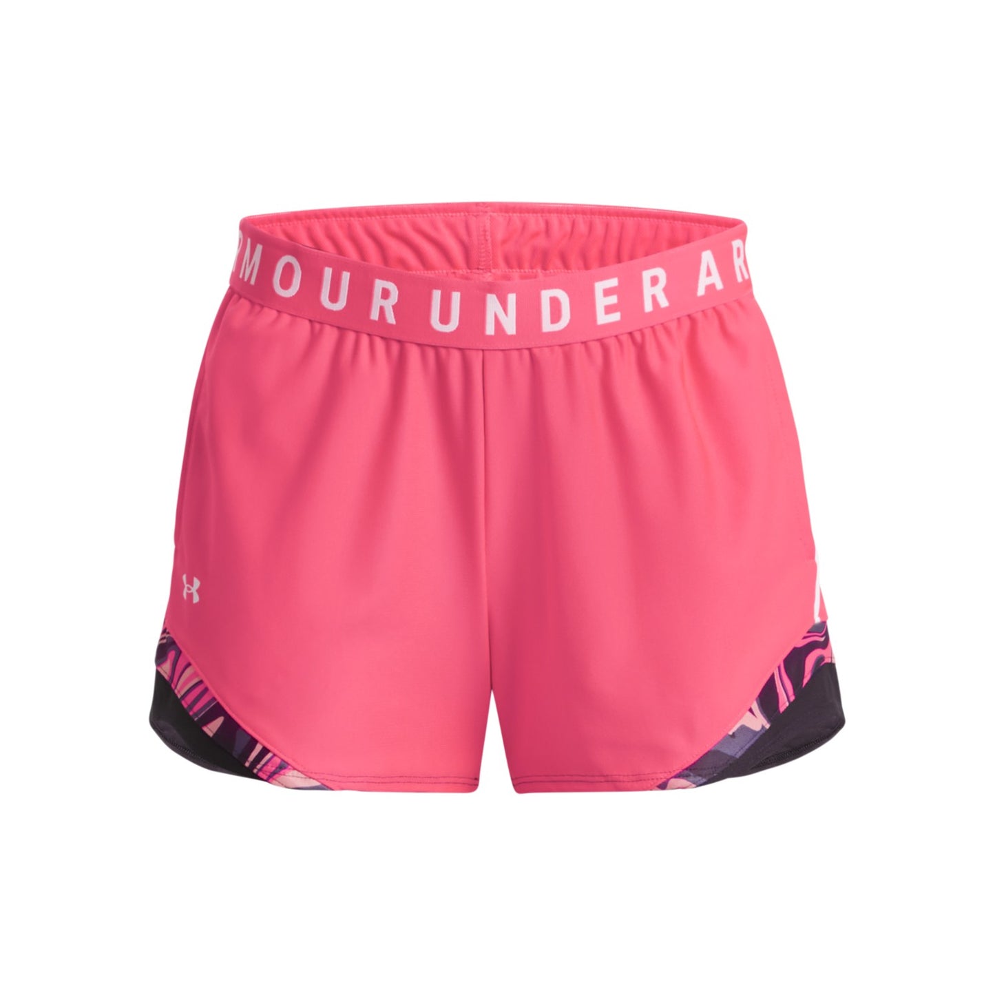 UNDER ARMOUR WOMENS PLAY UP 3.0 TRI COLOUR SHORTS