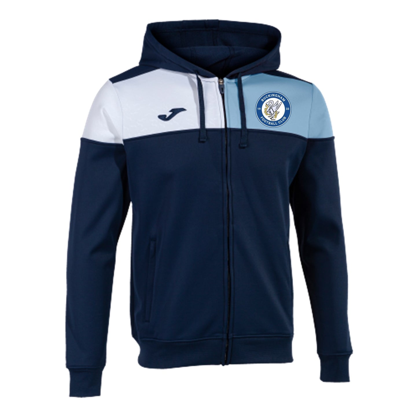 JOMA BUCKINGHAM FC CREW V FULL-ZIP HOODIE