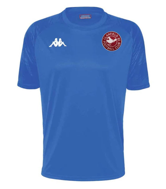 KAPPA CLANFIELD FC SENIOR DAVERNO S/S AWAY SHIRT - BLUE