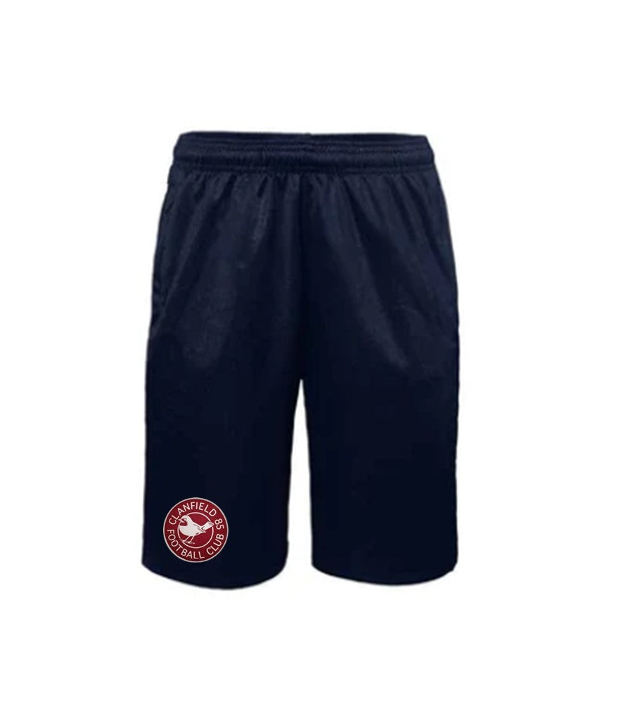 KAPPA CLANFIELD FC PLAYERS SENIOR GABBIO TRAINING SHORTS - NAVY