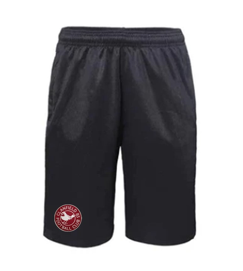 KAPPA CLANFIELD FC MANAGERS GABBIO SHORTS - BLACK