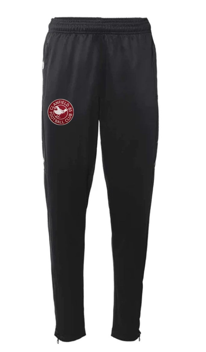 KAPPA CLANFIELD FC MANAGERS GASTON TRAINING PANTS - BLACK