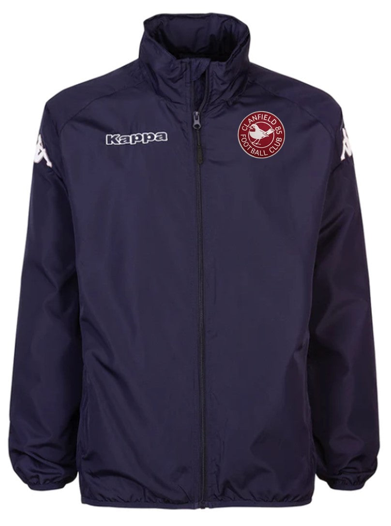 KAPPA CLANFIELD FC PLAYERS SENIOR MARTIO RAINJACKET - NAVY