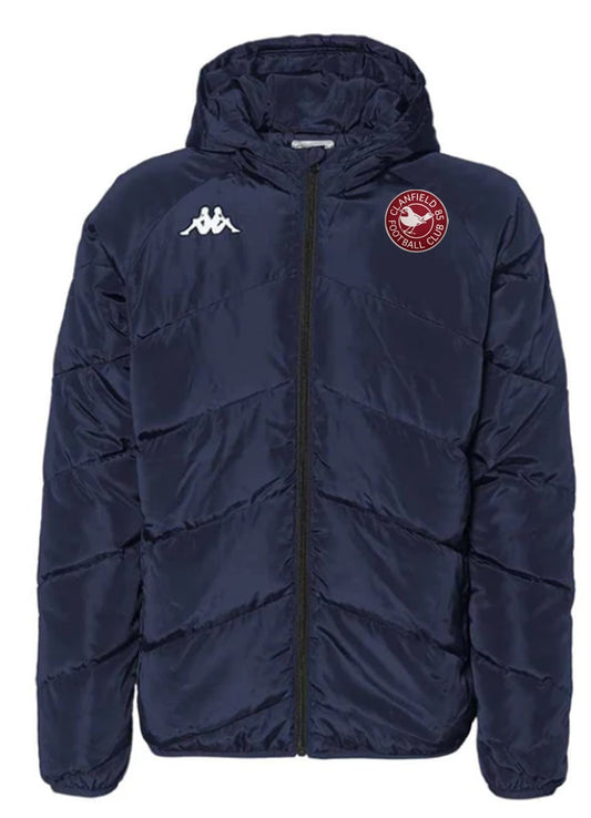 KAPPA CLANFIELD FC PLAYERS SENIOR VIANETTO DOWN JACKET - NAVY