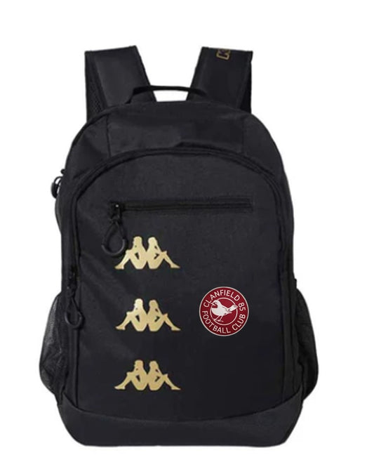 KAPPA CLANFIELD FC MANAGERS GAMBERTO BACKPACK - BLACK