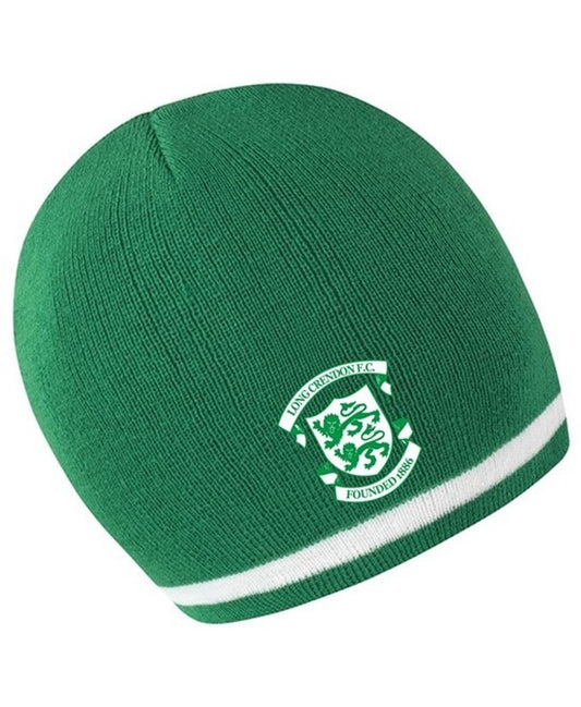 LONG CRENDON FC CONTRAST BEANIE HAT