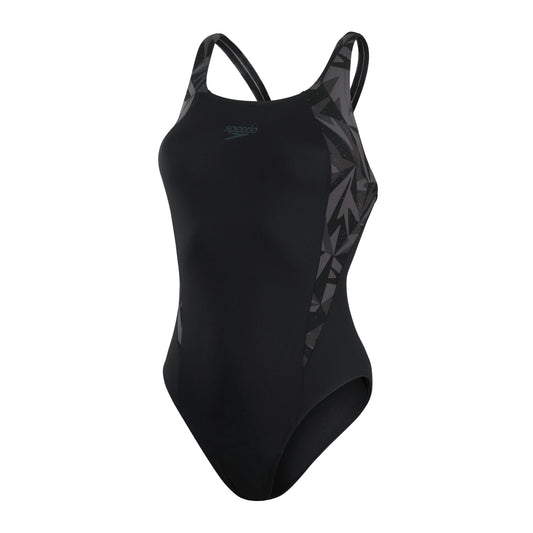 SPEEDO WOMENS HYPERBOOM SPLICE MUSCLEBACK SWIMSUIT