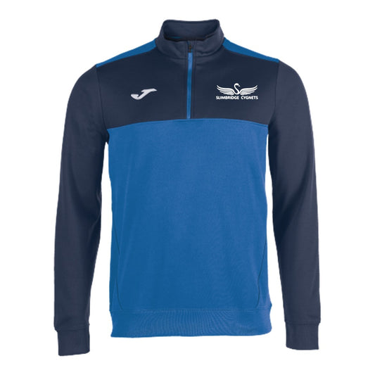 JOMA SLIMBRIDGE CYGNETS JUNIOR WINNER HALF ZIP TOP