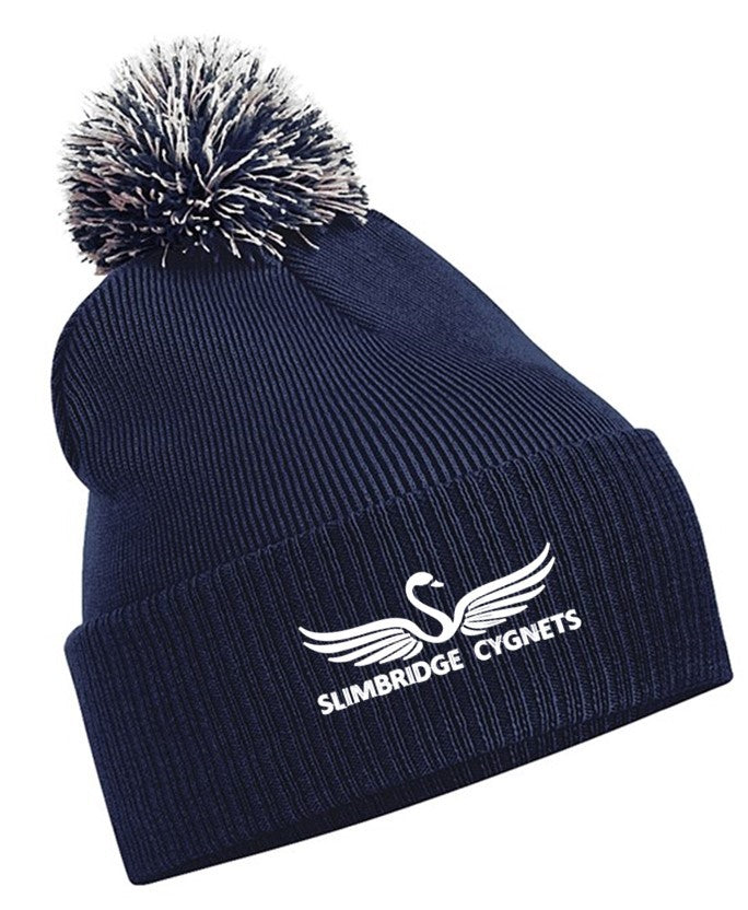 SLIMBRIDGE CYGNETS SNOWSTAR BOBBLE HAT