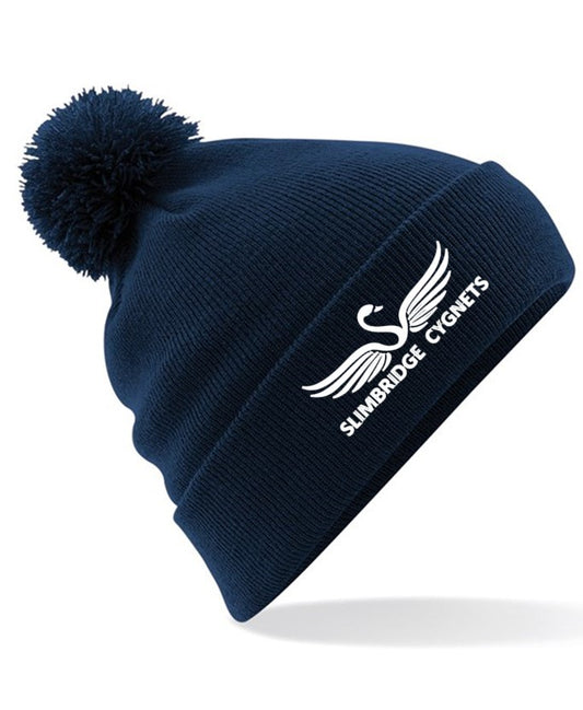 SLIMBRIDGE CYGNETS ORIGINAL POM BOBBLE HAT