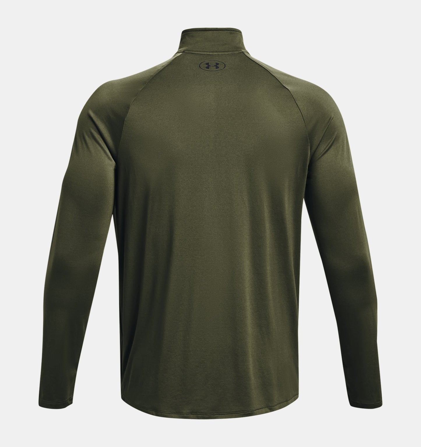 UNDER ARMOUR MENS TECH HALF ZIP - MARINE OD GREEN