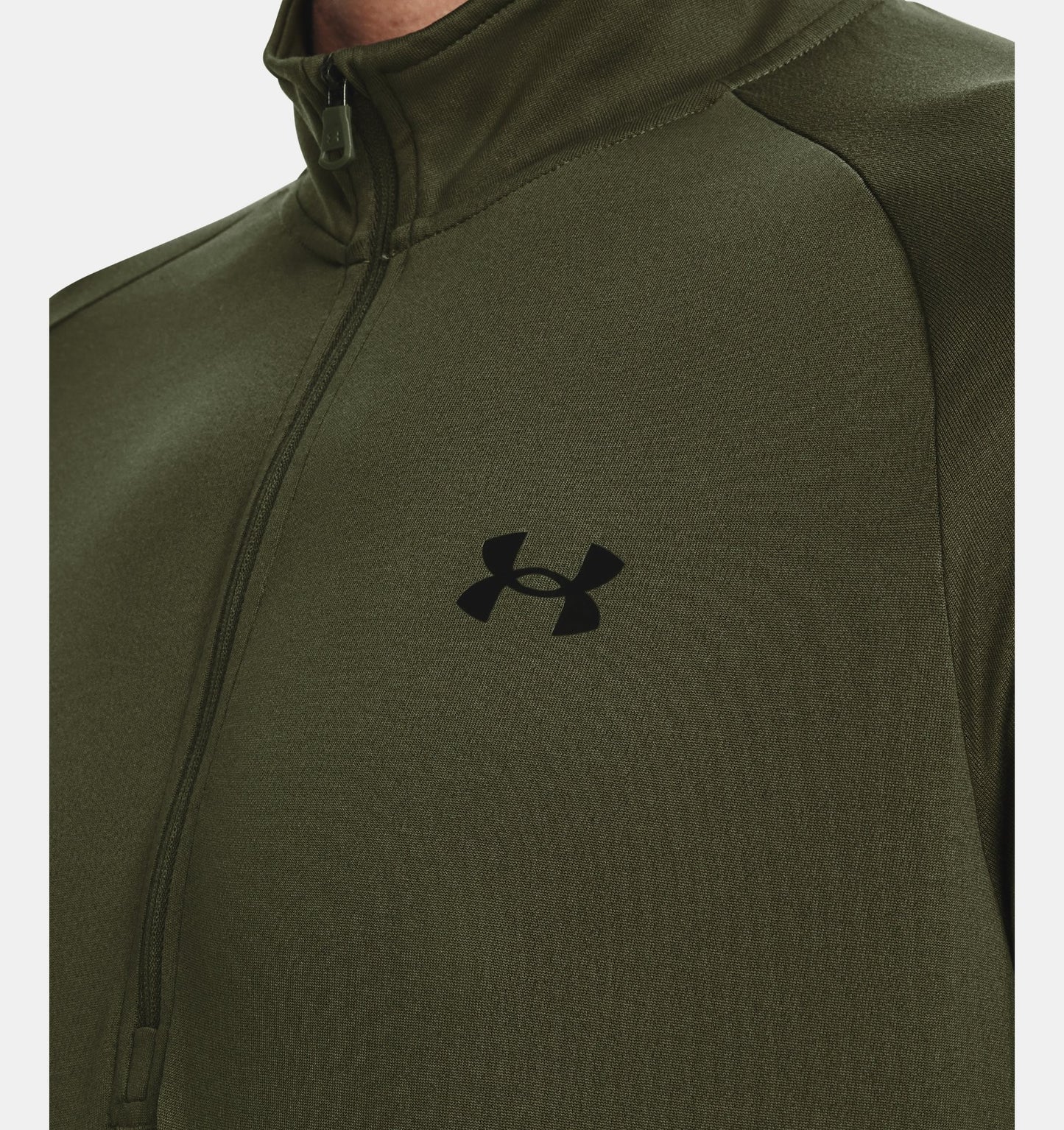 UNDER ARMOUR MENS TECH HALF ZIP - MARINE OD GREEN