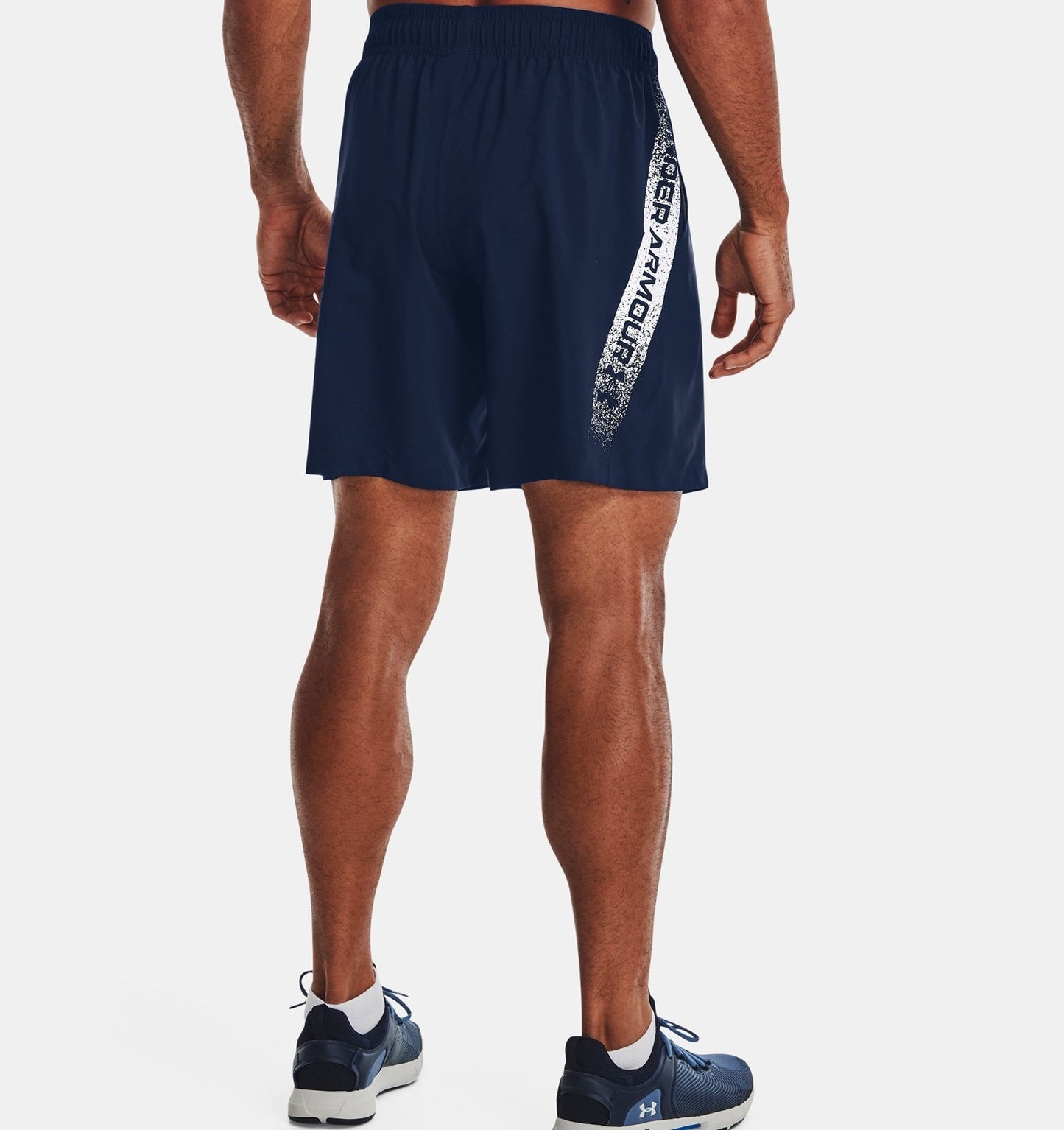 UNDER ARMOUR MENS WOVEN GRAPHIC SHORTS - ACADEMY