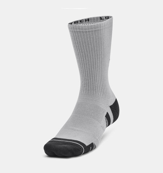 UNDER ARMOUR PERFORMANCE TECH CREW SOCKS 3PK