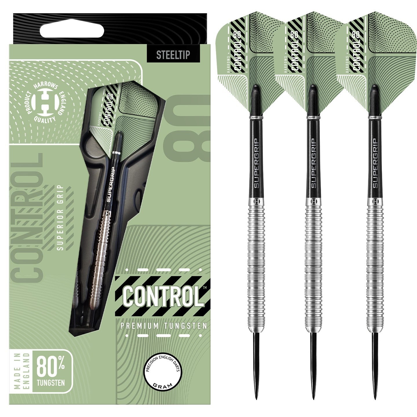 HARROWS CONTROL 80% TUNGSTEN PARALLEL DARTS