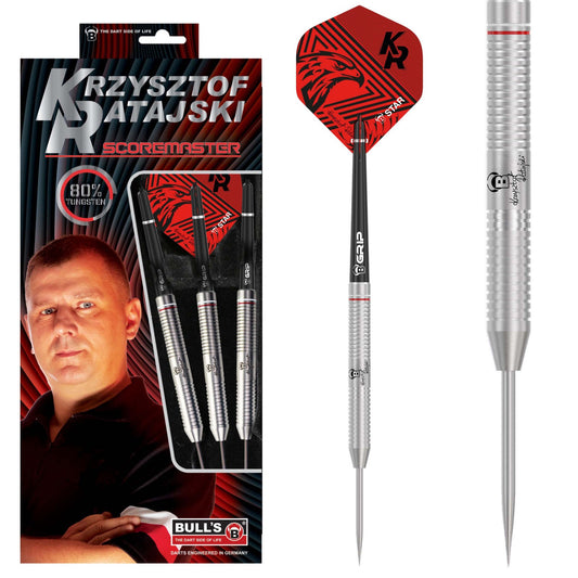 BULL'S DARTS KRZYSZTOF RATAJSKI SCOREMASTER 80% TUNGSTEN DARTS