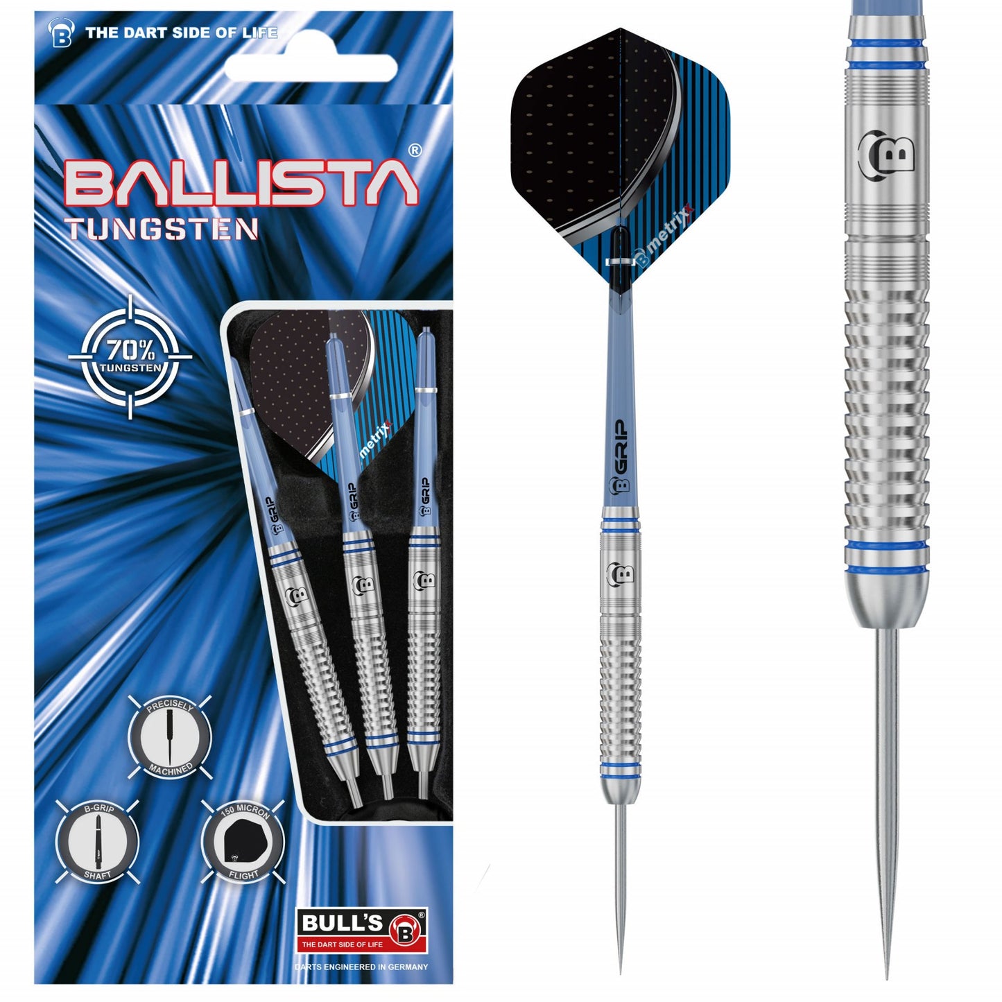 BULL'S DARTS BALLISTA 70% TUNGSTEN DARTS