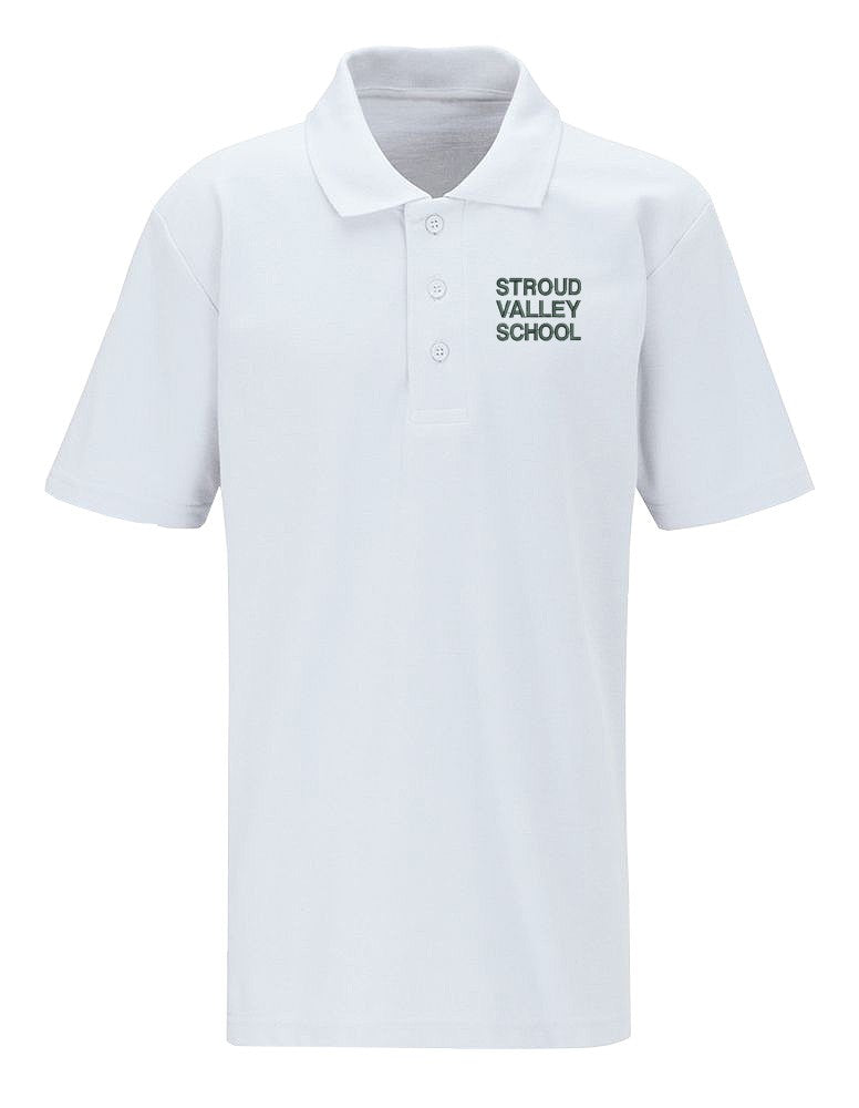 STROUD VALLEY POLO-WHITE & BOTTLE