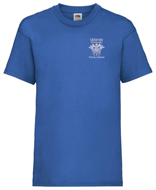 UPLANDS PRIMARY PE T-SHIRT-ROYAL