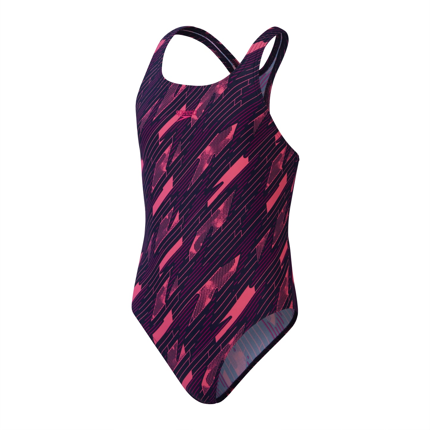 SPEEDO GIRLS HYPERBOOM ALLOVER MEDALIST SWIMSUIT