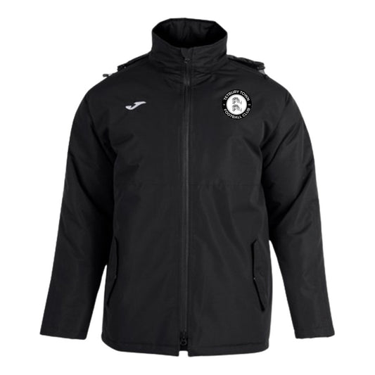 JOMA TETBURY TOWN YFC JUNIOR TRIVOR WINTER JACKET - BLACK