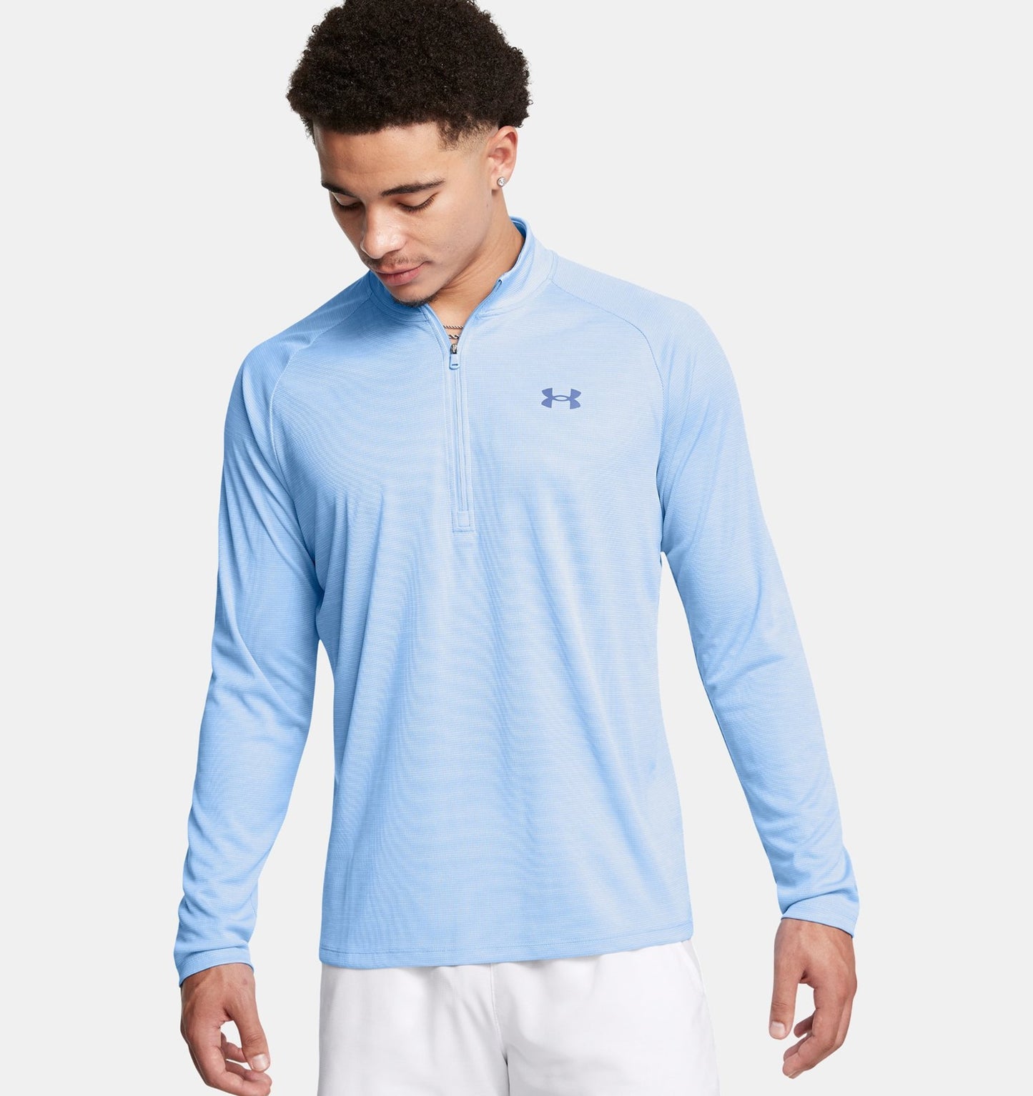 UNDER ARMOUR MENS TECH TEXTURED HALF ZIP