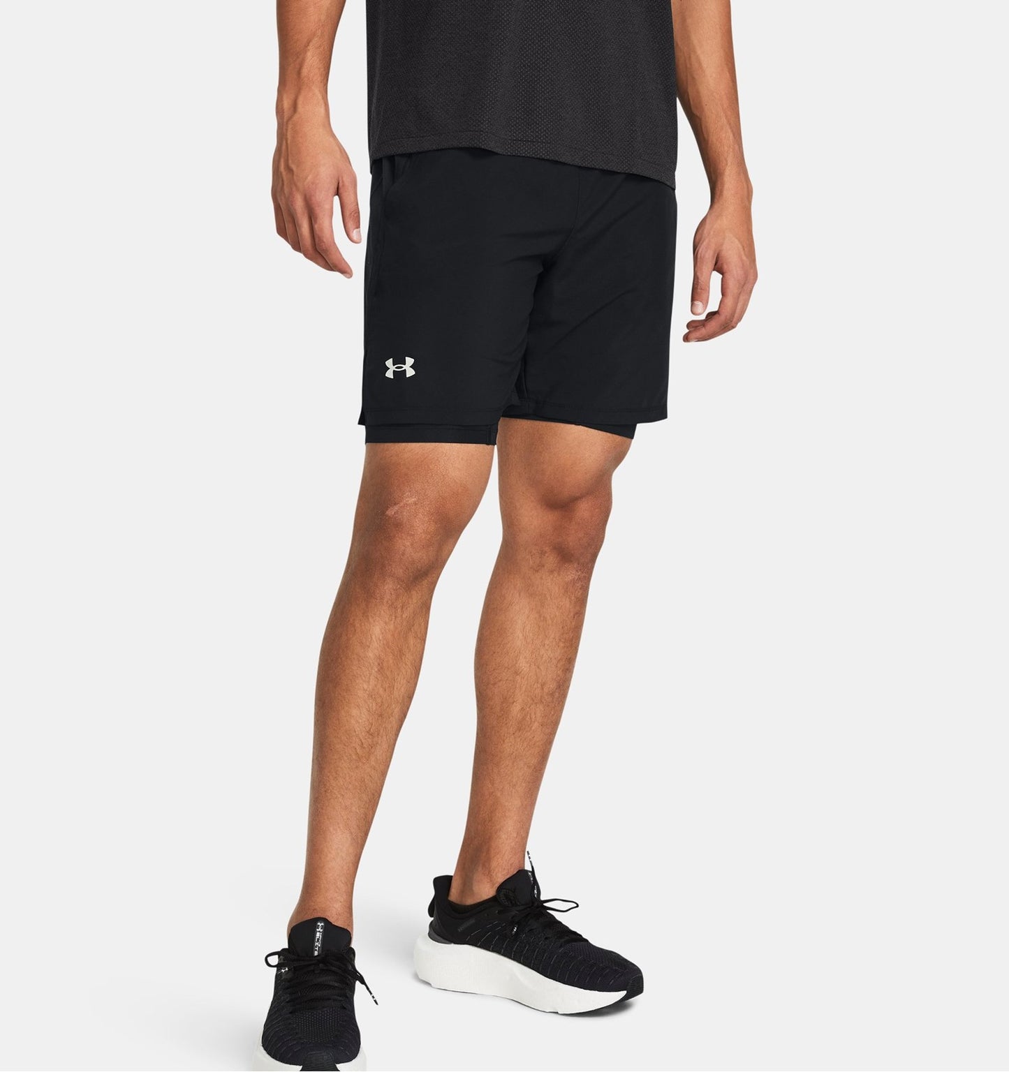 UNDER ARMOUR MENS LAUNCH 2IN1 7" SHORTS