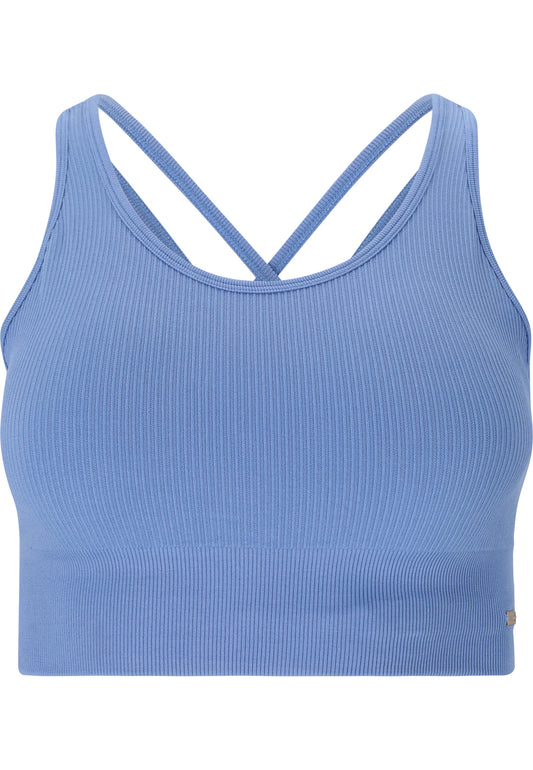 ATHLECIA AIDENY RIBBED SEAMLESS SPORTS BRA