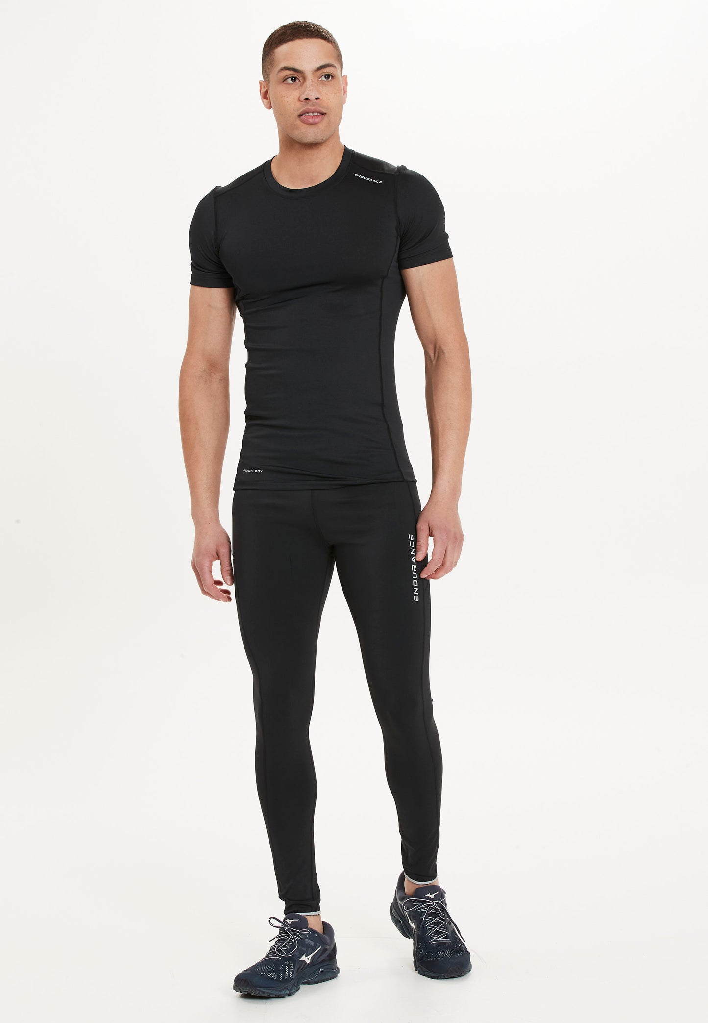 ENDURANCE MEN'S ENERGY TIGHTS - BLACK