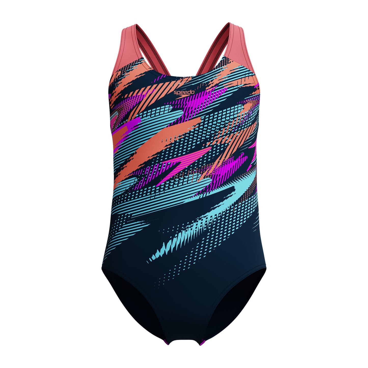 SPEEDO GIRLS DIGITAL PLACEMENT SPLASHBACK SWIMSUIT