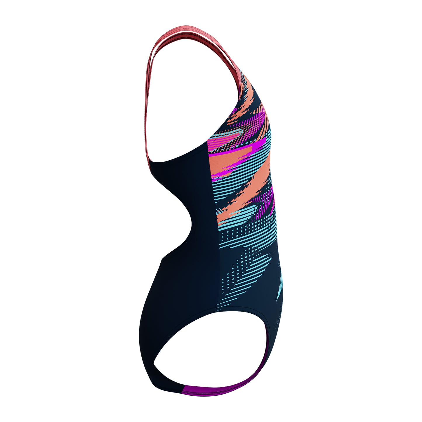 SPEEDO GIRLS DIGITAL PLACEMENT SPLASHBACK SWIMSUIT