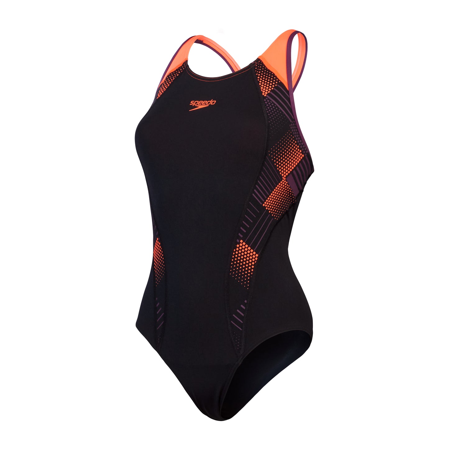 SPEEDO WOMENS PLACEMENT LANEBACK SWIMSUIT