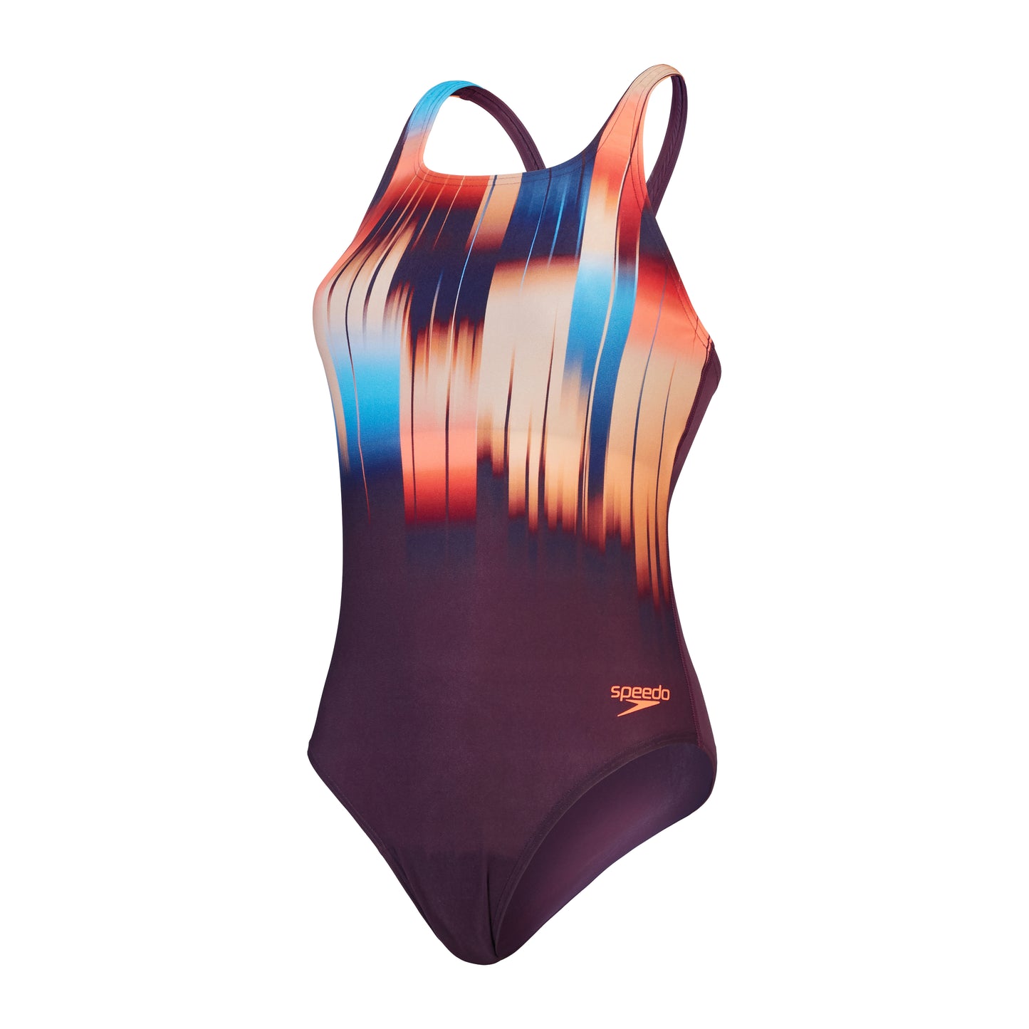 SPEEDO WOMENS DIGITAL PRINTED MEDALIST SWIMSUIT