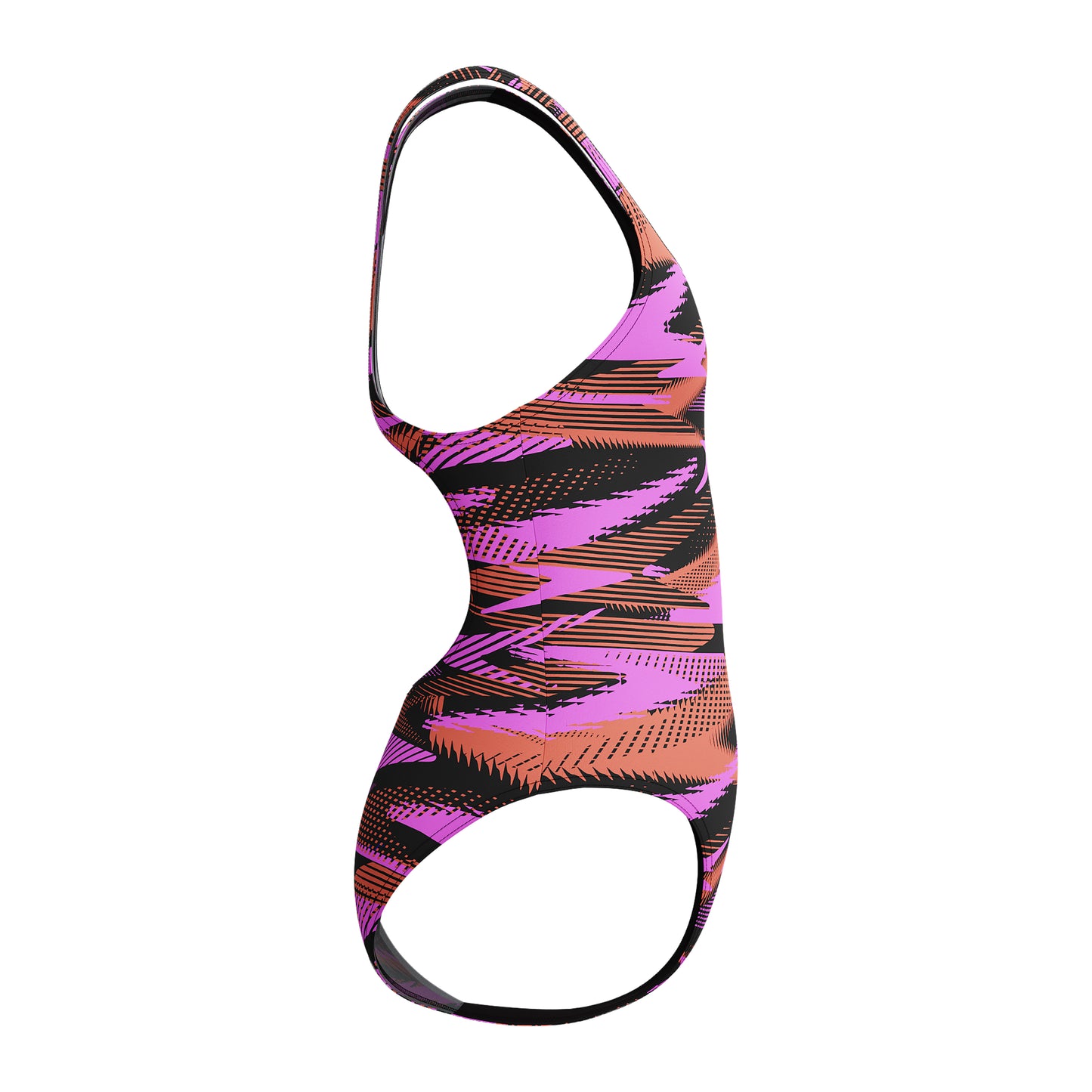 SPEEDO GIRLS HYPERBOOM PRINTED MEDALIST SWIMSUIT