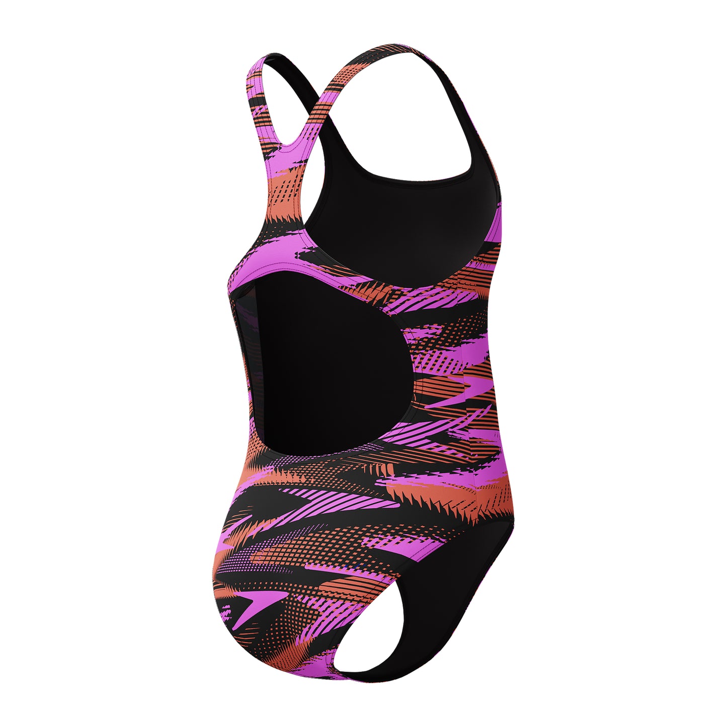 SPEEDO GIRLS HYPERBOOM PRINTED MEDALIST SWIMSUIT