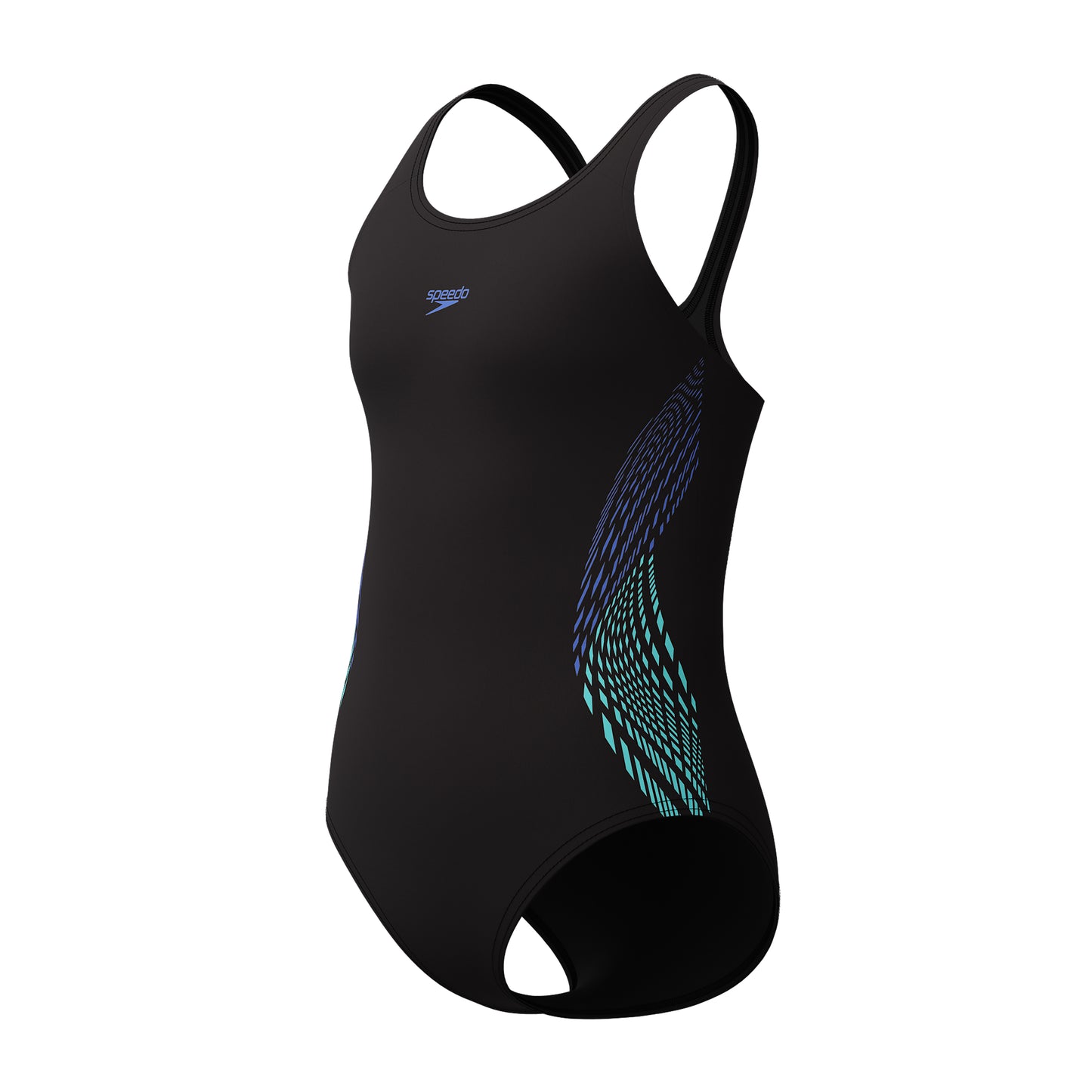 SPEEDO GIRLS PLACEMENT MUSCLEBACK SWIMSUIT