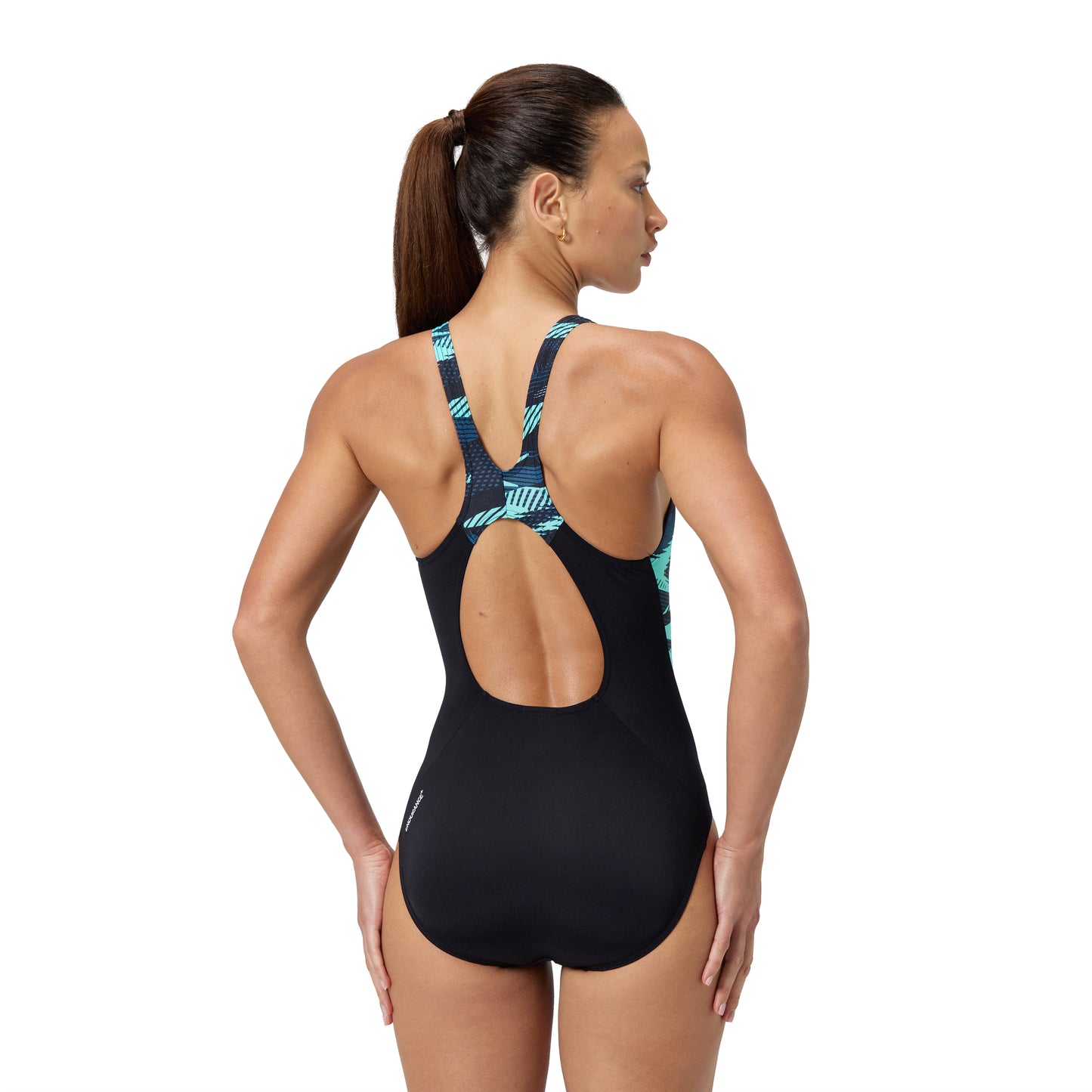 SPEEDO WOMENS HYPERBOOM SPLICE MUSCLEBACK SWIMSUIT