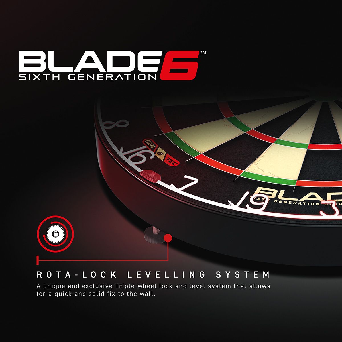 WINMAU BLADE 6 DARTBOARD