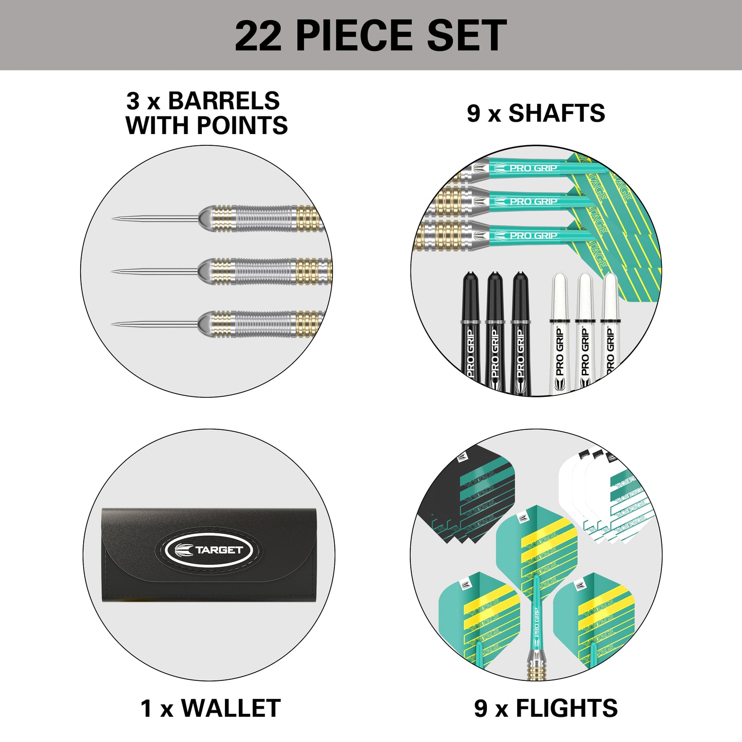 TARGET ROB CROSS BRASS DARTS