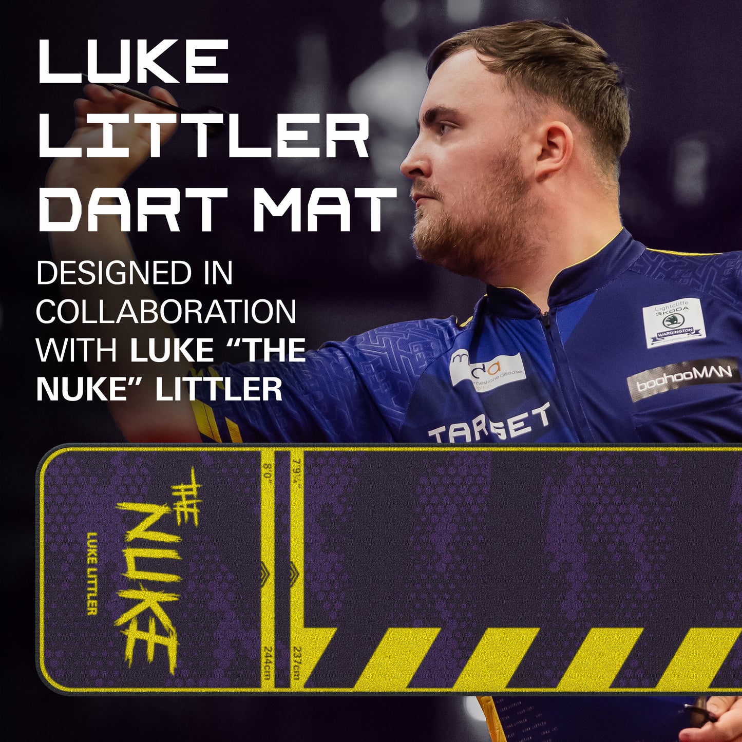 TARGET LUKE 'THE NUKE' LITTLER DART MAT