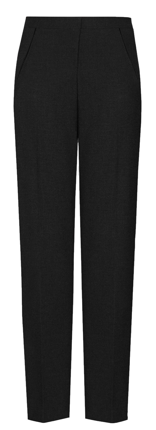 DAVID LUKE GIRLS TROUSER WITH SIDE POCKETS - BLACK - SNR