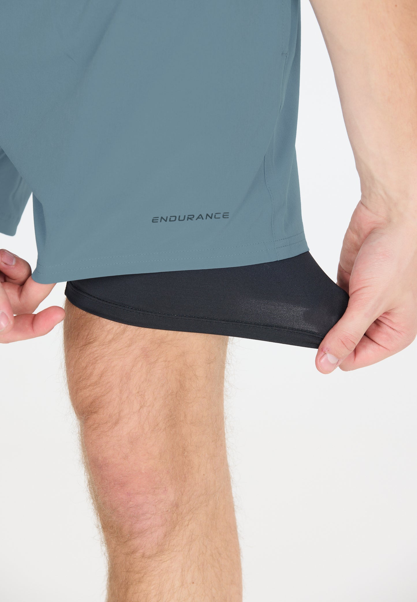 ENDURANCE MENS KROS 2IN1 SHORTS