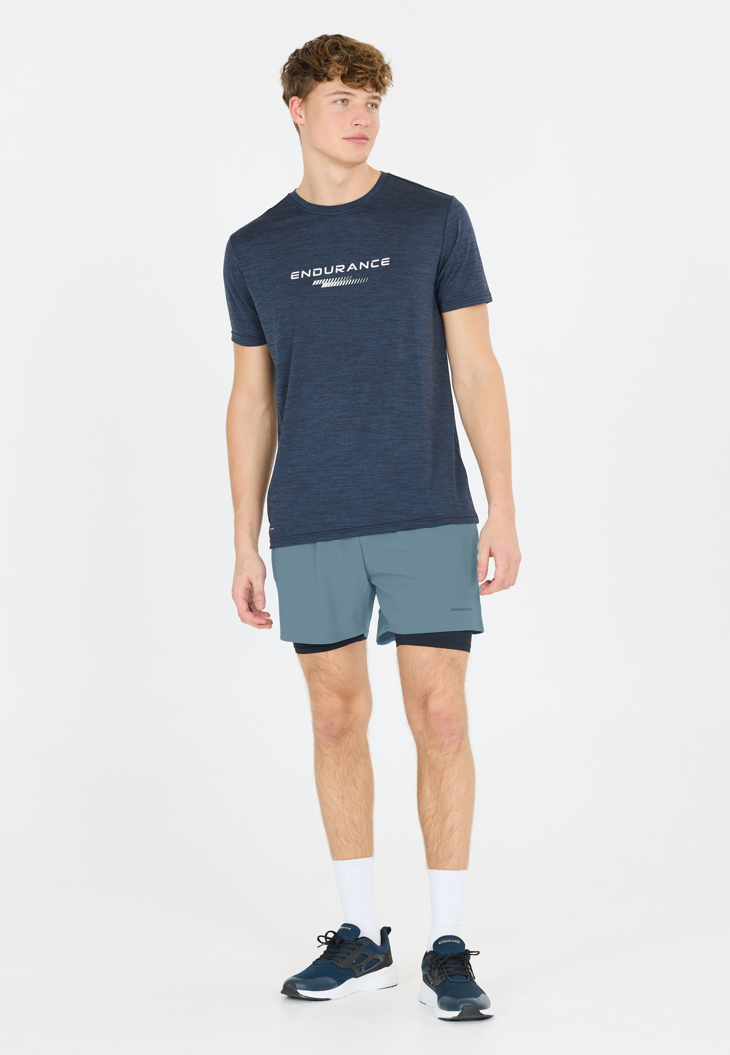 ENDURANCE MENS KROS 2IN1 SHORTS